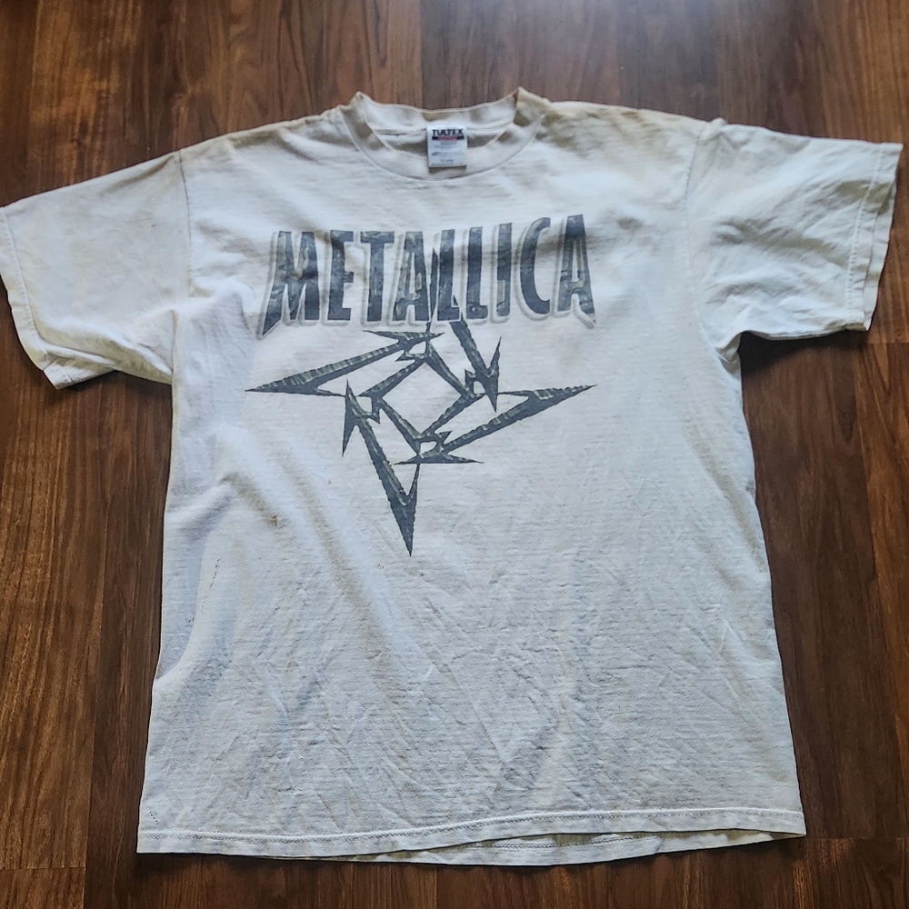 Vintage Metallica Tulex 1998 Tour Band Thrashed Grunge Distressed Patina Faded